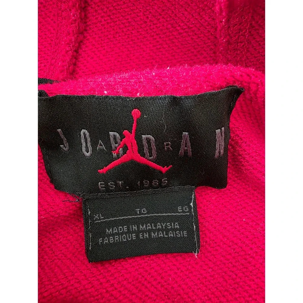 Jordan Hoodie Sweatshirt Mens XL Red Pullover‎ Jumper